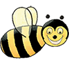 Bee Logo - Beaulieu House, Isle of Wight